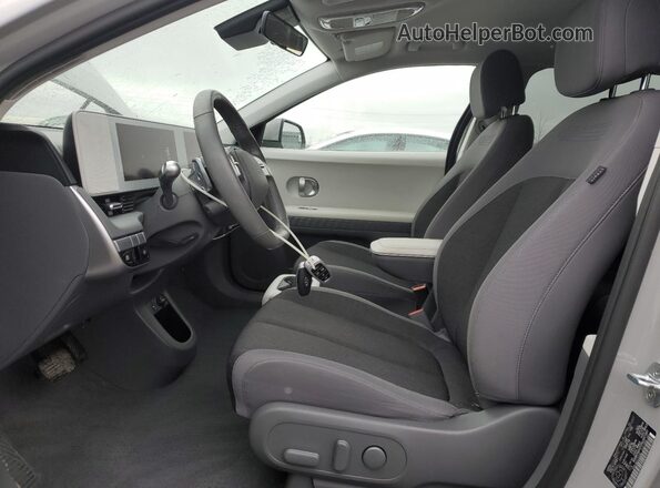 KM8KNDAF0NU047383 2022 HYUNDAI IONIQ Gray Вид салону спереду