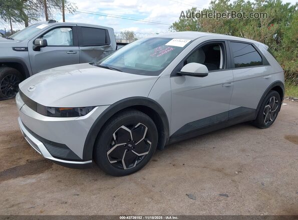 KM8KNDAF2NU102352 2022 HYUNDAI IONIQ 5 Gray Vista tres cuartos delantera izquierda