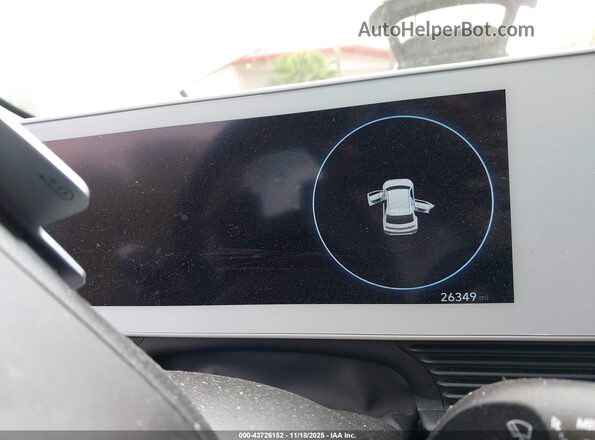 KM8KNDAF2NU102352 2022 HYUNDAI IONIQ 5 Gray Vista de los asientos traseros
