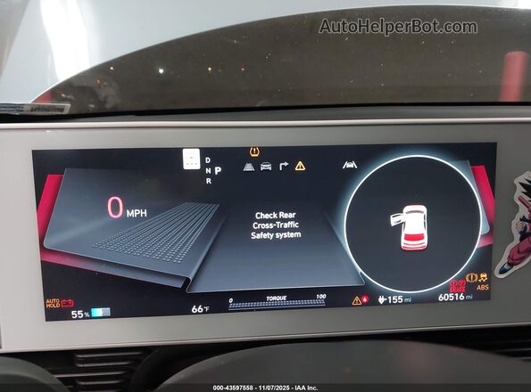 KM8KNDAF9NU052565 2022 HYUNDAI IONIQ 5 Blue Вид щитка приладів