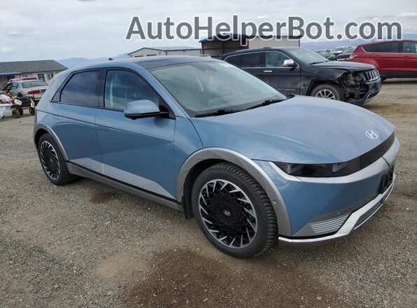 KM8KRDAFXPU229289 2023 HYUNDAI IONIQ Синий Передняя правая четверть
