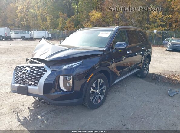 KM8R2DHE5NU374415 2022 HYUNDAI PALISADE Navy Передняя левая четверть