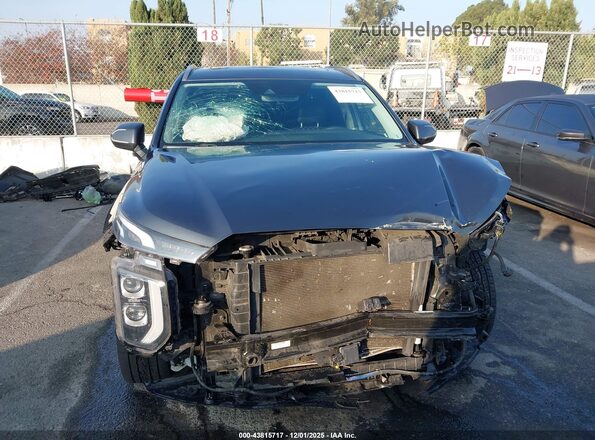 KM8R34HE2LU057394 2020 HYUNDAI PALISADE Gray Սալոնի հետևի տեսք