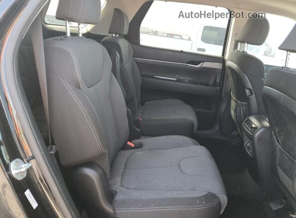 KM8R3DHE4LU083723 2020 HYUNDAI PALISADE Black უკანა სალონის ხედი
