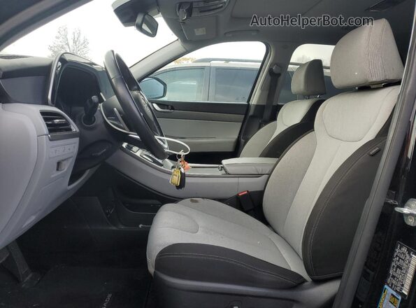 KM8R3DHEXLU077540 2020 HYUNDAI PALISADE Black წინა სალონის ხედი
