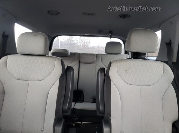 KM8R3DHEXLU077540 2020 HYUNDAI PALISADE Black უკანა სავარძლების ხედი