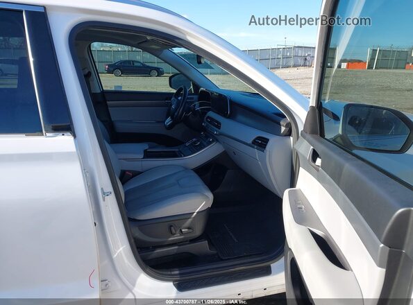 KM8R44HE2LU159291 2020 HYUNDAI PALISADE White წინა სალონის ხედი