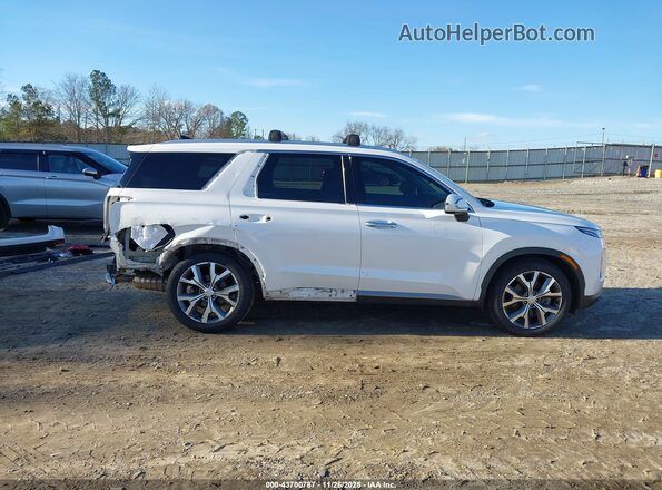 KM8R44HE2LU159291 2020 HYUNDAI PALISADE White წინა ხედი