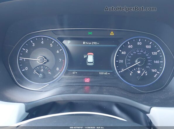 KM8R44HE2LU159291 2020 HYUNDAI PALISADE White უკანა სავარძლების ხედი