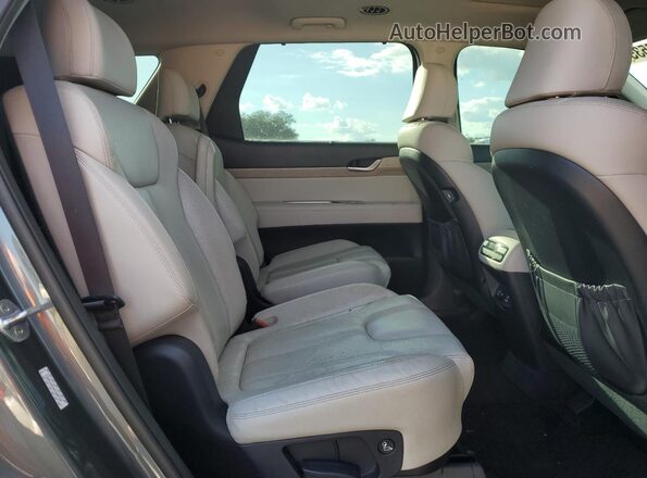 KM8R44HE4NU480770 2022 HYUNDAI PALISADE Угольный Вид задней части салона