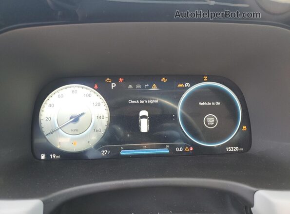 KM8R4DGE0RU751413 2024 HYUNDAI PALISADE Silver Вид щитка приладів