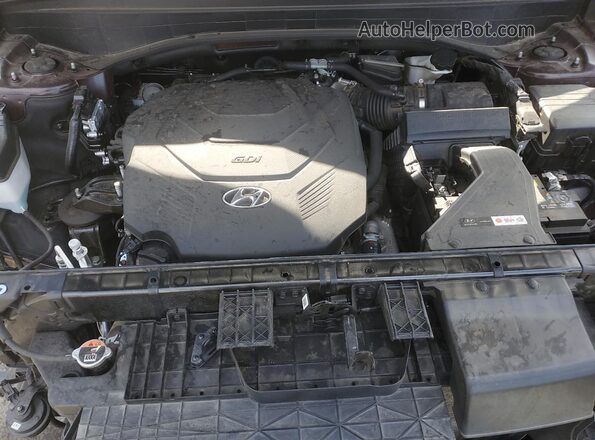 KM8R4DHE0LU056399 2020 HYUNDAI PALISADE Burgundy Widok wnętrza z tyłu