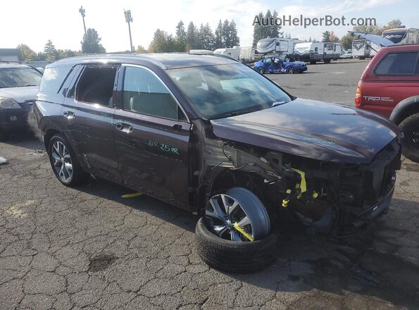 KM8R4DHE0LU056399 2020 HYUNDAI PALISADE Burgundy Przód prawy