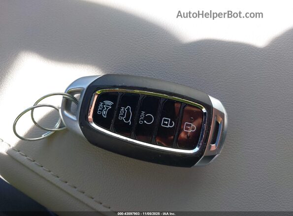 KM8R4DHE6NU473240 2022 HYUNDAI PALISADE Gray წინა პანელის ხედი