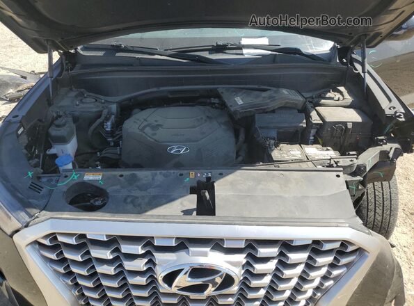 KM8R4DHEXNU465481 2022 HYUNDAI PALISADE Черный Вид подкапотного пространства