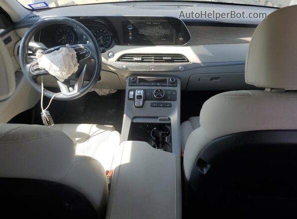 KM8R4DHEXNU465481 2022 HYUNDAI PALISADE Черный Вид панели приборов