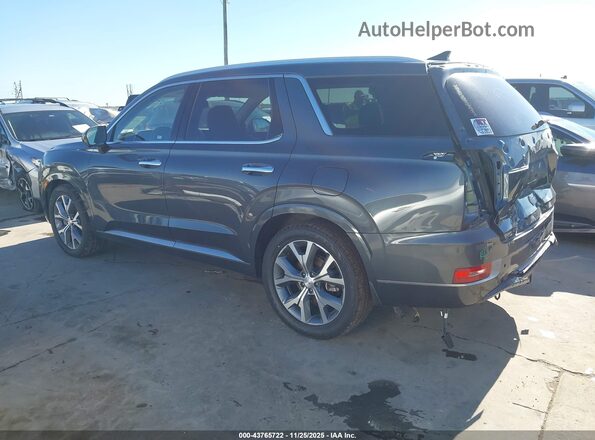 KM8R5DHE0MU203450 2021 HYUNDAI PALISADE Gray Հետևի ձախ