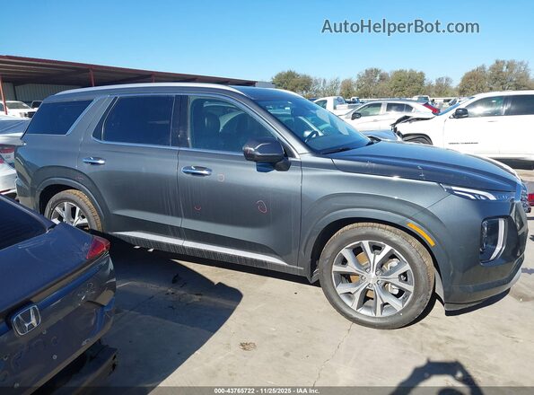 KM8R5DHE0MU203450 2021 HYUNDAI PALISADE Gray Սալոնի 360 աստիճան տեսք