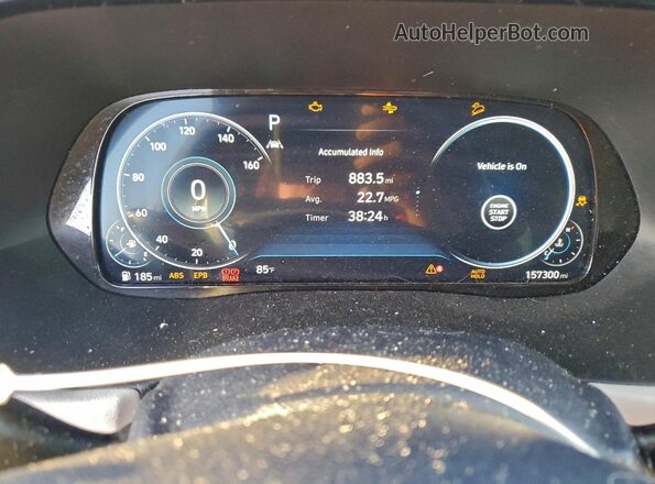 KM8R5DHE3MU281723 2021 HYUNDAI PALISADE Black Vista del cuadro de instrumentos
