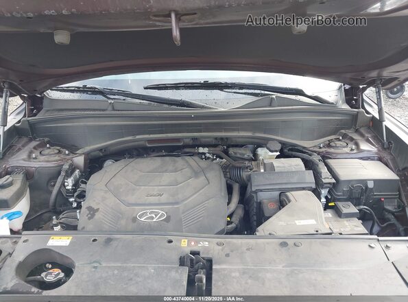 KM8R5DHE5NU432949 2022 HYUNDAI PALISADE Темно-бордовый Вид сзади