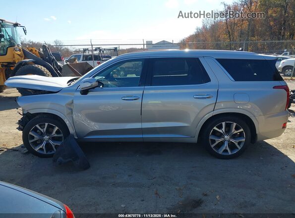 KM8R5DHE6NU422849 2022 HYUNDAI PALISADE Серебряный Панорамный вид салона 360°
