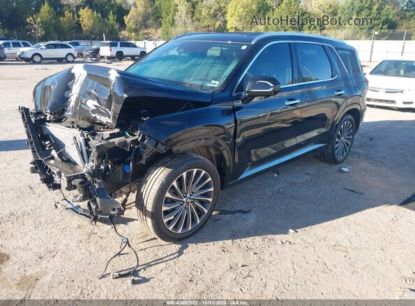 KM8R74GE3RU683552 2024 HYUNDAI PALISADE Black Vista tres cuartos delantera izquierda