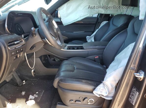 KM8R7DGE2RU802854 2024 HYUNDAI PALISADE Black Вид салону спереду
