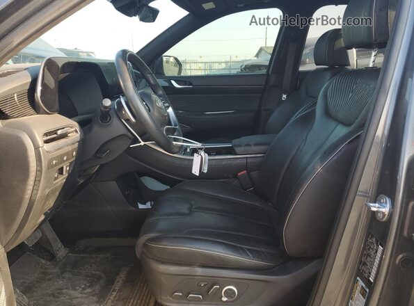 KM8R7DGE6PU578744 2023 HYUNDAI PALISADE Угольный Вид салона спереди