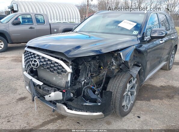 KM8R7DHE2NU487188 2022 HYUNDAI PALISADE Черный Вид спереди