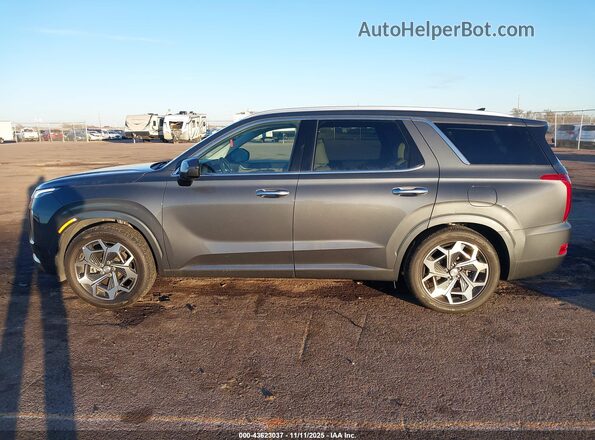 KM8R7DHE6NU404698 2022 HYUNDAI PALISADE Серый Панорамный вид салона 360°