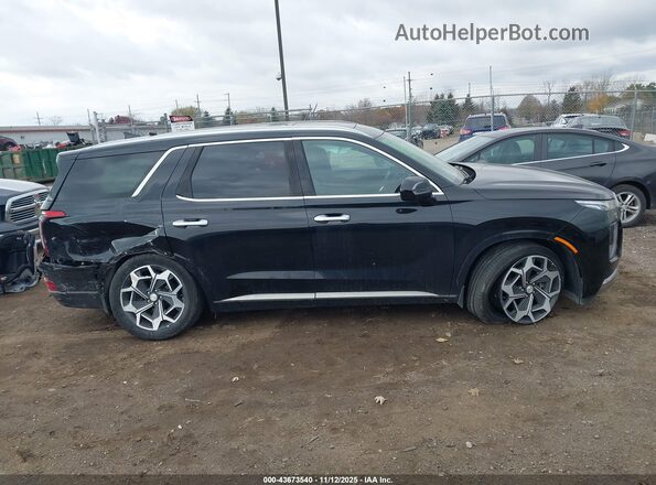 KM8R7DHEXNU430835 2022 HYUNDAI PALISADE Black Widok zestawu wskaźników