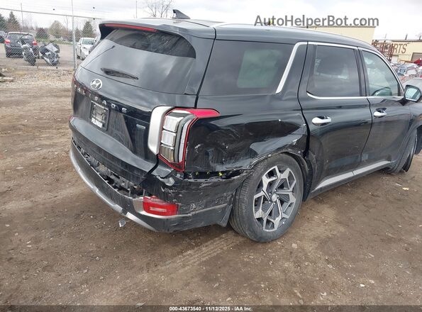 KM8R7DHEXNU430835 2022 HYUNDAI PALISADE Black Widok z przodu