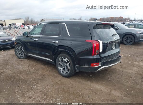 KM8R7DHEXNU430835 2022 HYUNDAI PALISADE Black Tył lewy