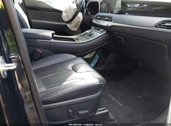 KM8R7DHEXNU443200 2022 HYUNDAI PALISADE Черный Вид салона спереди