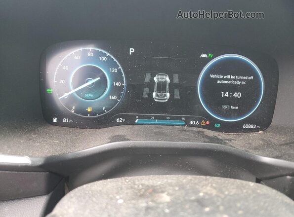 KM8S2DA14NU039817 2022 HYUNDAI SANTA Серый Вид щитка приборов
