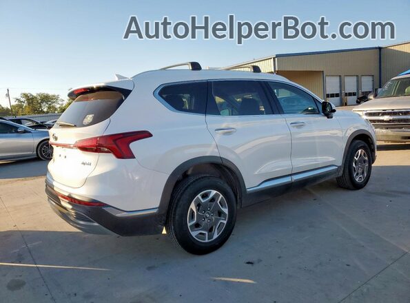 KM8S2DA18NU026357 2022 HYUNDAI SANTA White Trasero derecho