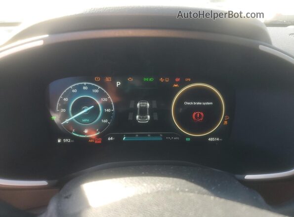 KM8S3DA13NU036629 2022 HYUNDAI SANTA Белый Вид щитка приборов