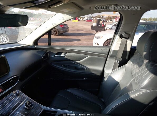 KM8S3DA15NU035188 2022 HYUNDAI SANTA FE HYBRID Black Widok wnętrza z przodu