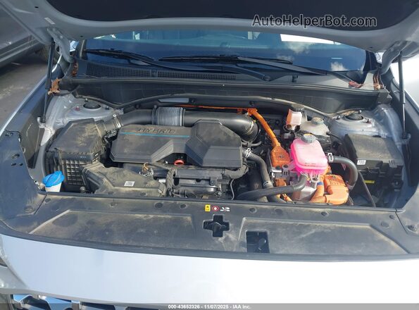 KM8S5DA16NU029880 2022 HYUNDAI SANTA FE HYBRID Silver Widok z tyłu