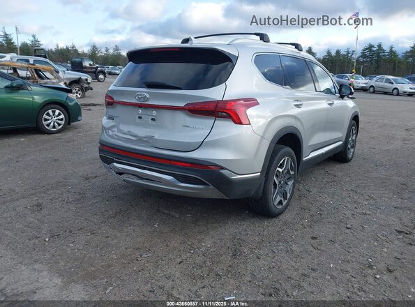 KM8S5DA1XMU009548 2021 HYUNDAI SANTA FE HYBRID Silver უკანა მარჯვენა