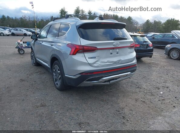 KM8S5DA1XMU009548 2021 HYUNDAI SANTA FE HYBRID Silver უკანა მარცხენა