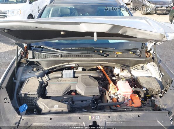 KM8S5DA1XMU009548 2021 HYUNDAI SANTA FE HYBRID Silver უკანა ხედი