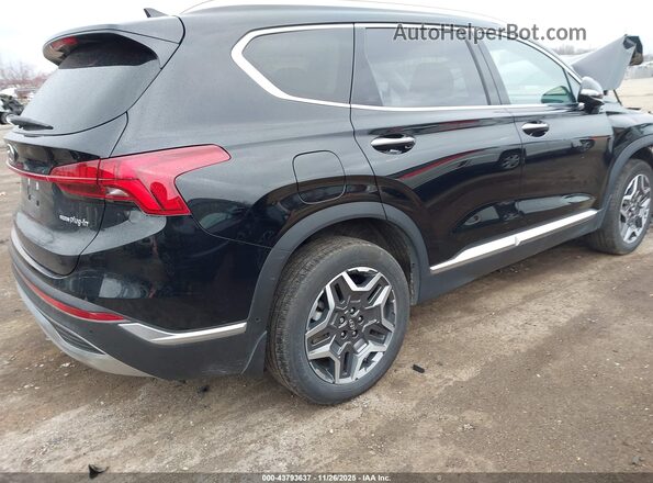 KM8S7DA25PU092068 2023 HYUNDAI SANTA FE PLUG-IN HYBRID Black Trasero derecho