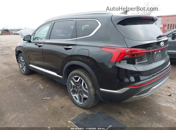 KM8S7DA25PU092068 2023 HYUNDAI SANTA FE PLUG-IN HYBRID Black Trasero izquierdo