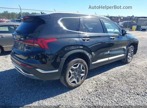 KM8S7DA2XPU099033 2023 HYUNDAI SANTA FE PLUG-IN HYBRID Черный Задняя правая четверть