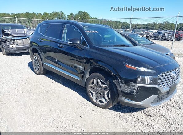 KM8S7DA2XPU099033 2023 HYUNDAI SANTA FE PLUG-IN HYBRID Черный Вид задней части салона