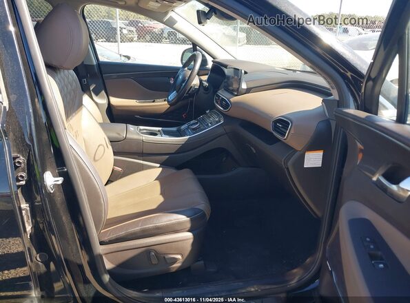 KM8S7DA2XPU099033 2023 HYUNDAI SANTA FE PLUG-IN HYBRID Черный Вид салона спереди