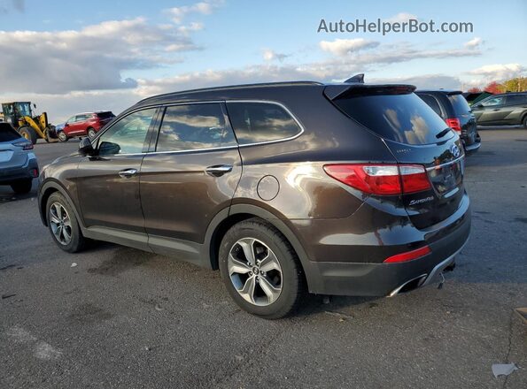 KM8SMDHFXGU138625 2016 HYUNDAI SANTA Коричневый Задняя левая четверть
