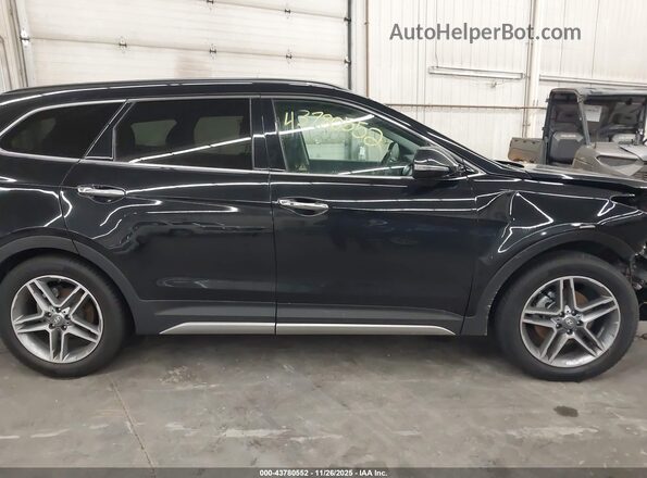 KM8SRDHF3KU310875 2019 HYUNDAI SANTA FE XL Black Սալոնի 360 աստիճան տեսք