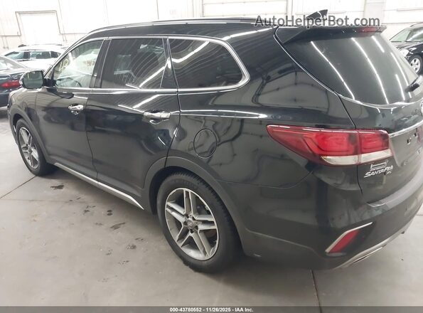 KM8SRDHF3KU310875 2019 HYUNDAI SANTA FE XL Black Հետևի ձախ